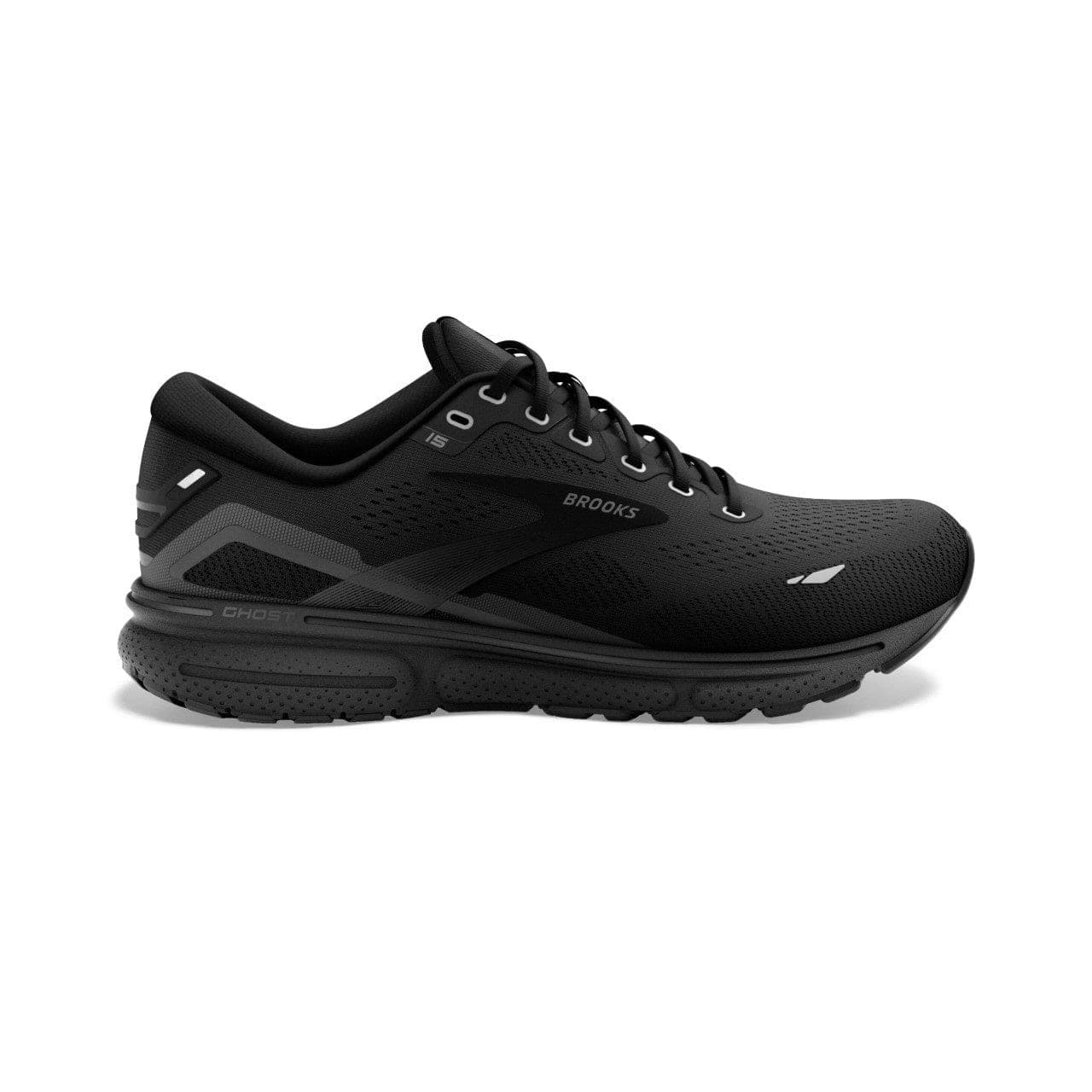 Brooks Ghost 15 (Mens) Black/Black/Ebony - Main Image