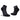 Hilly Trail Quarter Medium Cushioning - Charcoal/Black