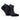 Hilly Trail Quarter Medium Cushioning - Charcoal/Black
