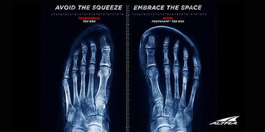 Foot-shaped shoes - who'd have ever thought about it?