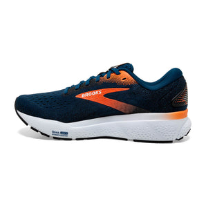 Brooks Ghost 16 (Mens) - Blue Opal/Black/Nasturtium