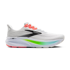 Brooks Ghost 17 (Men's) - White/Pink Clay/Gecko