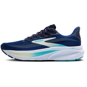 Brooks Ghost 17 D Width (Women's) - Navy/Green/Turquoise