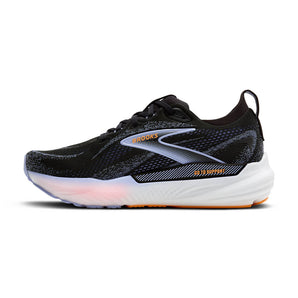 Brooks Glycerin GTS 22 (Womens) - Black/Blue Heron/Orange