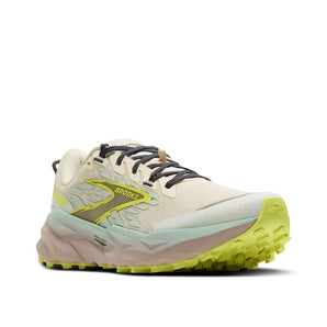 Brooks Cascadia 19 wide (Women's) - Coconut/Misty Blue/Ebony