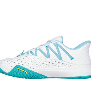 Skechers Viper Court Rally (Womens) - White/Light Blue