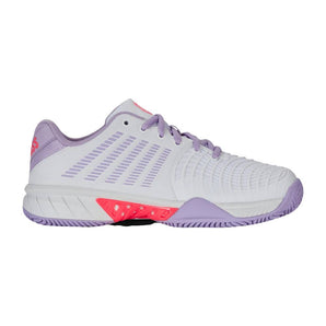 K-Swiss Lite Express 3 Clay (Womens) -White/OrchidPetal/Nblaze