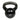 Fitness Mad 12kg Kettlebell - Black