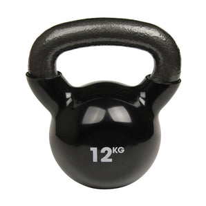 Fitness Mad 12kg Kettlebell - Black