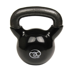Fitness Mad 12kg Kettlebell - Black