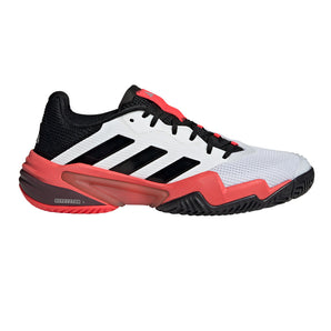 Adidas Barricade 13 CL Men's- White/Black/Red
