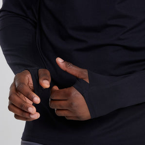 Gym+Coffee Advantage Longsleeve Tee (Mens) - Black