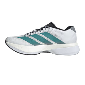 Adidas Adizero Boston 13 (Mens) - White/Pure Teal/Grey
