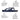 A navy orthotic arch support flip flop shown on a white background with callout lines and text explaining its features, including 2.2cm of arch support, a tight stretchable strap, moulds to your feet, and one-piece durability.