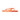 Orange Archies flip flop on a white background