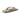 Taupe Archies flip flops on a white background