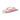 Pink Archies flip flop on a white background
