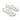 White Archies flip flops on a white background