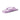 Lilac Archies flip-flops on a white background