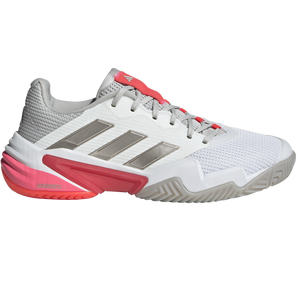 Adidas Barricade (Womens) - White/Red