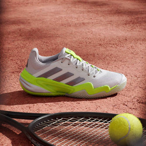 Adidas Barricade 13 CL Women's - White/Yellow
