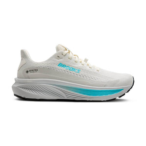 Brooks Ghost 17 GTX (Women's) - Coconut/Oyster/Blue