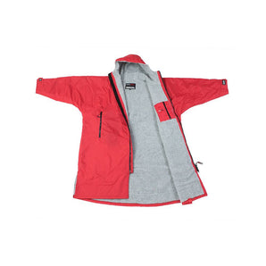 Dryrobe Dryrobe Advance Long Sleeve - Red/Grey
