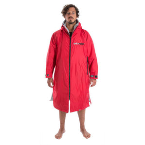 Dryrobe Dryrobe Advance Long Sleeve - Red/Grey