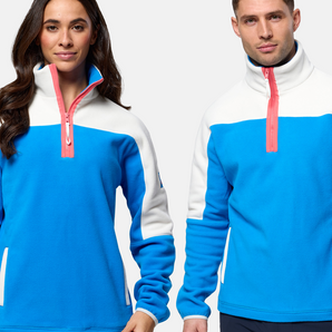 Gym+Coffee Polar Fleece (Unisex) - Sky Blue