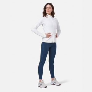 Gym+Coffee Relentless Full Zip (Womens) - Ultra White