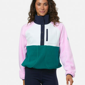 Gym+Coffee Snap Polar (Womens) - Baby Pink