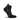 Hilly Unisex Twin Skin Socklet Min Med - Black/Anthracite