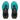 Hoka Speedgoat 7 (Women's) - Black/Electric Aqua