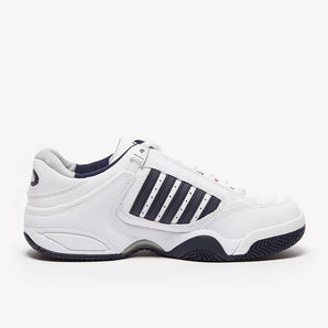 K Swiss Defier Mens - White/Dress Blue/Fiery Red