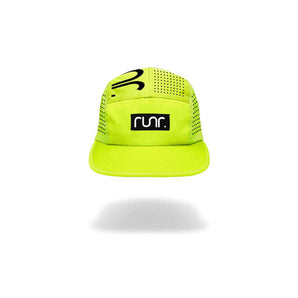 Runr Lumos Reflective Technical Running Hat - Electric Yellow