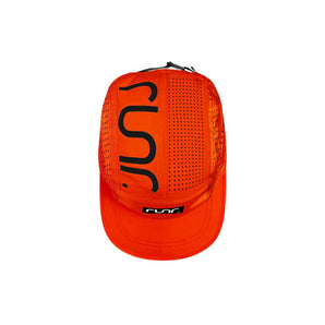 Runr Lumos Reflective Technical Running Hat - Midnight Orange