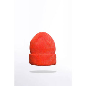 Runr Midnight Coral Reflective Beanie Hat