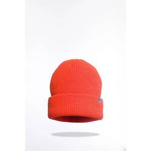 Runr Midnight Coral Reflective Beanie Hat
