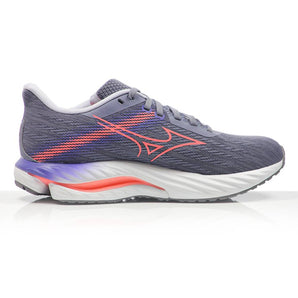 Mizuno Wave Inspire 21 (Womens) - Blue Granite/Striking Coral/Iris Bloom