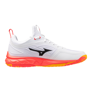 Mizuno Wave Luminous 3 - White/Fiery Coral/Citrus Green