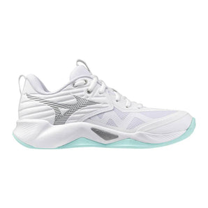 Mizuno Wave Momentum Pro (Netball) - White/Blue Tint