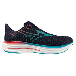 Mizuno Wave Rider 29 (Mens) - Odyssey Grey/Capri Breeze/Calypso Coral