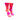 Monkey Sox Classic Track sports crew| pink and orange