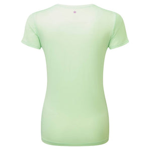Ronhill Tech Short Sleeve Tee (Womens) - Honeydew/Fuchsia