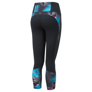 Ronhill Wmn's Life Satori Crop Tight - Grape Shadow Swirl