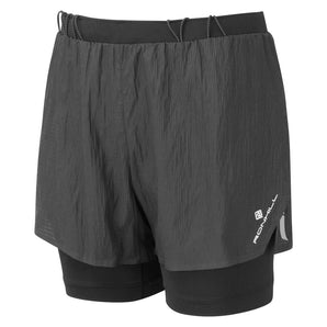 Ronhill Women's Tech Race Twin Short - All Black