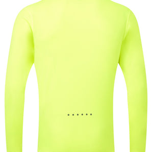 Ronhill Core Long Sleeve Tee (Mens) - Fluoblack/Yellow