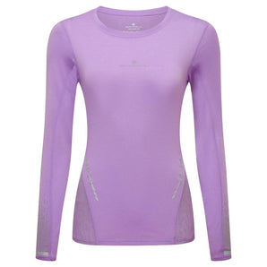 Ronhill Tech Reflect L/S Tee (Womens) - Iris Marl/Reflect