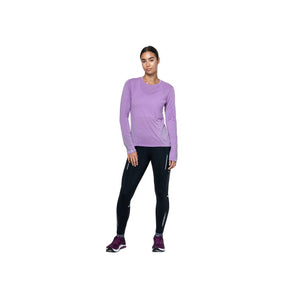Ronhill Tech Reflect L/S Tee (Womens) - Iris Marl/Reflect