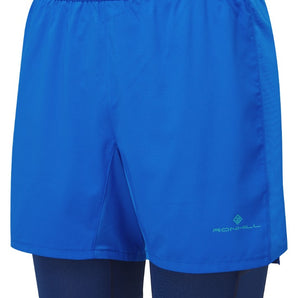 Ronhill Men's Tech Twin 5" Short - Seafaring/Dark Navy